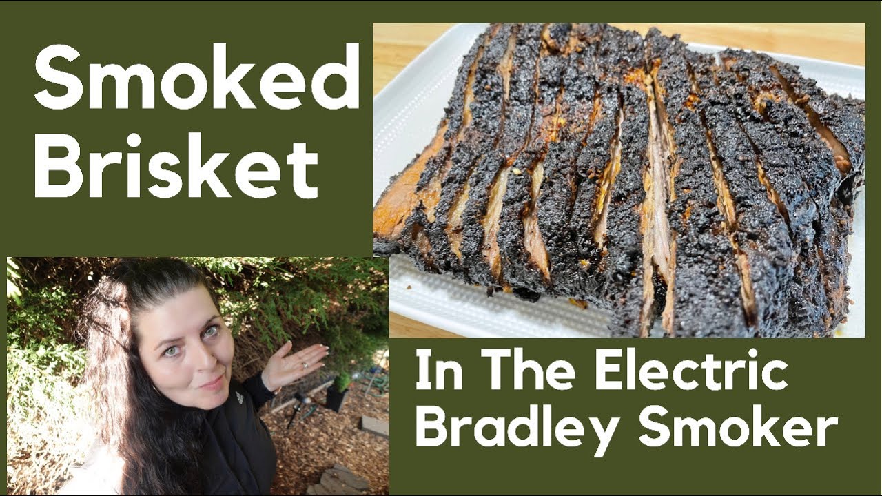 SMOKED BRISKET IN THE ELECTRIC BRADLEY SMOKER | How To Make Smoked Brisket | Brisket Rub Recipe