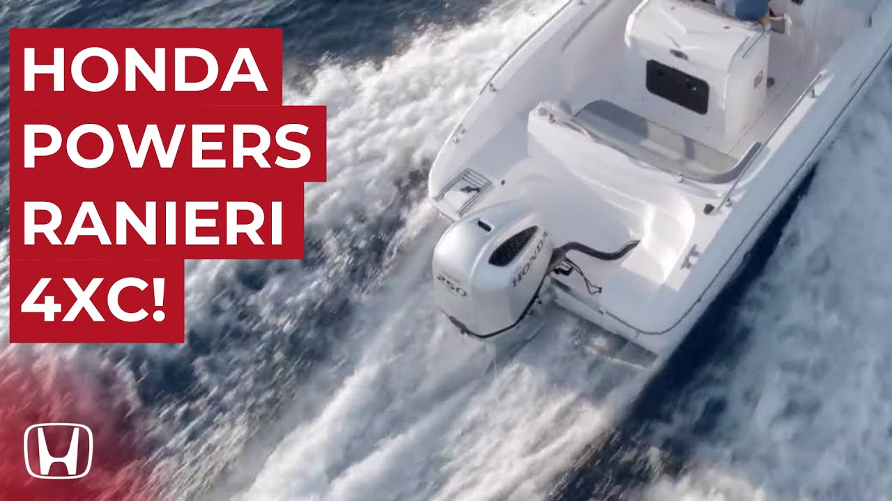 Honda Boat Engines Power the Ranieri 4XC!