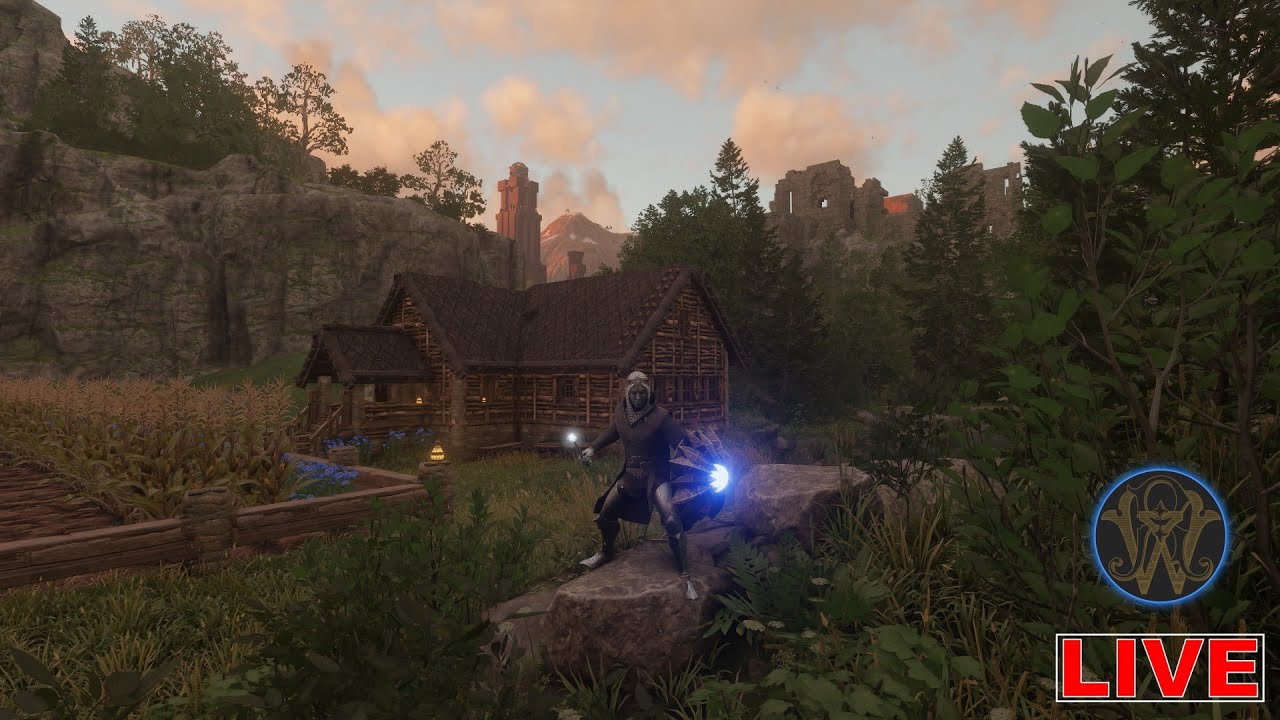 Getting Them Blocks!  #enshrouded  #live #twitch #gaming #funny #building