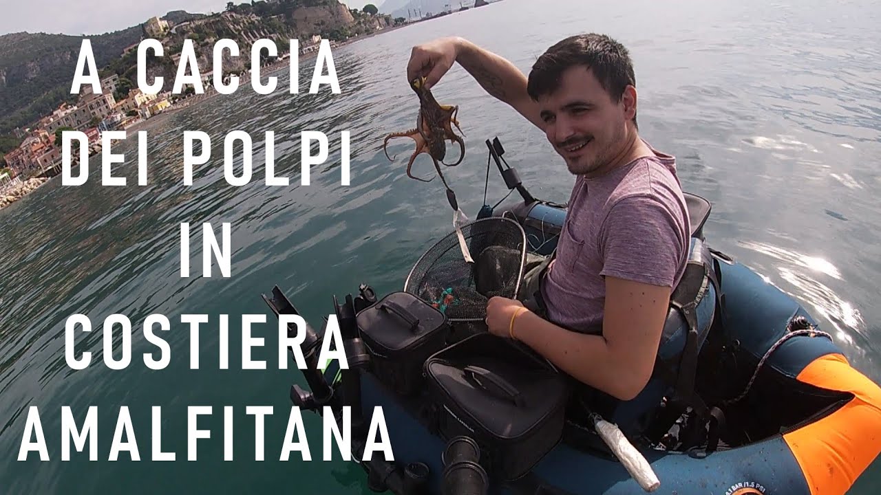 A caccia dei polpi in Costiera Amalfitana
