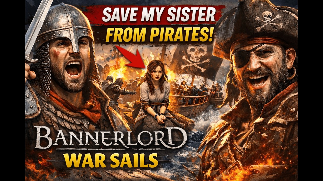I attacked pirates on a ship to save my sister! ⚔️ | Bannerlord War Sails