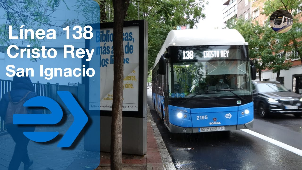 Viajando por la línea 138 entre Cristo Rey y San Ignacio | EMT Madrid