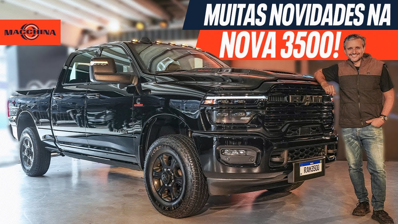 Nova RAM 3500 chegou! Quando lança? Quais novidades? Novo motor? Novo cambio?