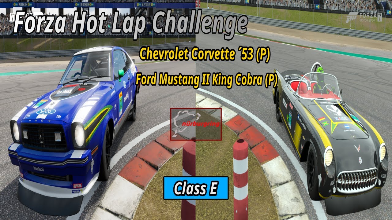 Ford Mustang II King Cobra (P) vs Chevrolet Corvette ´53 (P) Nürburgring HLC !!