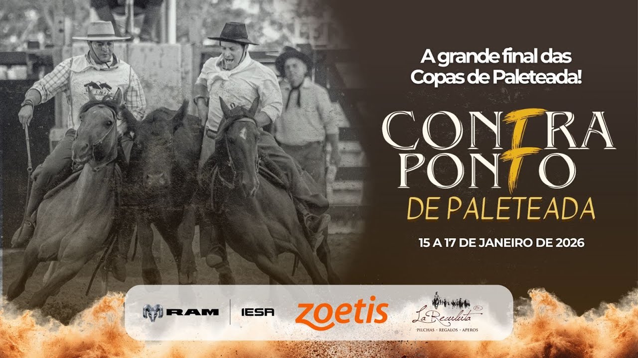 2º CONTRAPONTO DE PALETEADA - A COPA DAS COPAS DE PALETEADA - GRANDE FINAL - SÁBADO 17/01/2026 TARDE