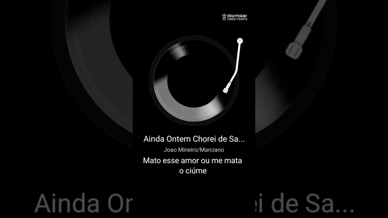 Ainda ontem chorei de saudade 