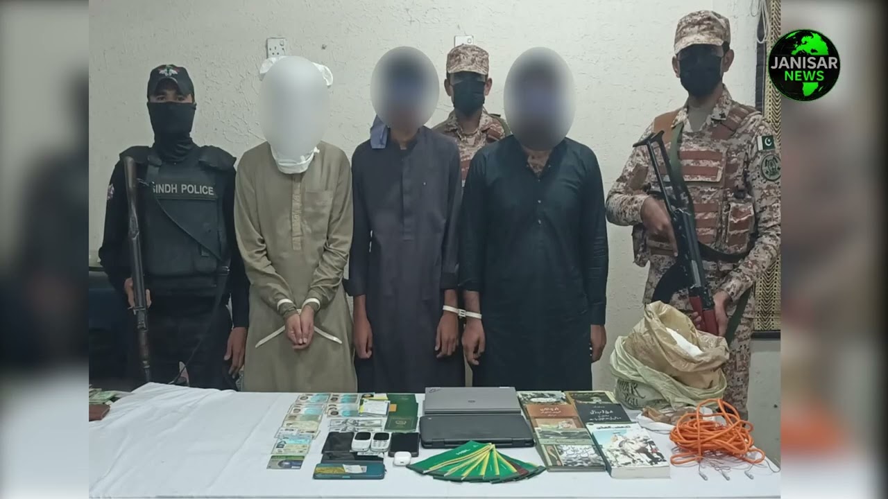 3 HIGHLY WANTED TERROR FACILITATORS ARRESTED FROM CHAKRAGOTH, KORANGI 💣 5 KG EXPLOSIVES RECOVERED