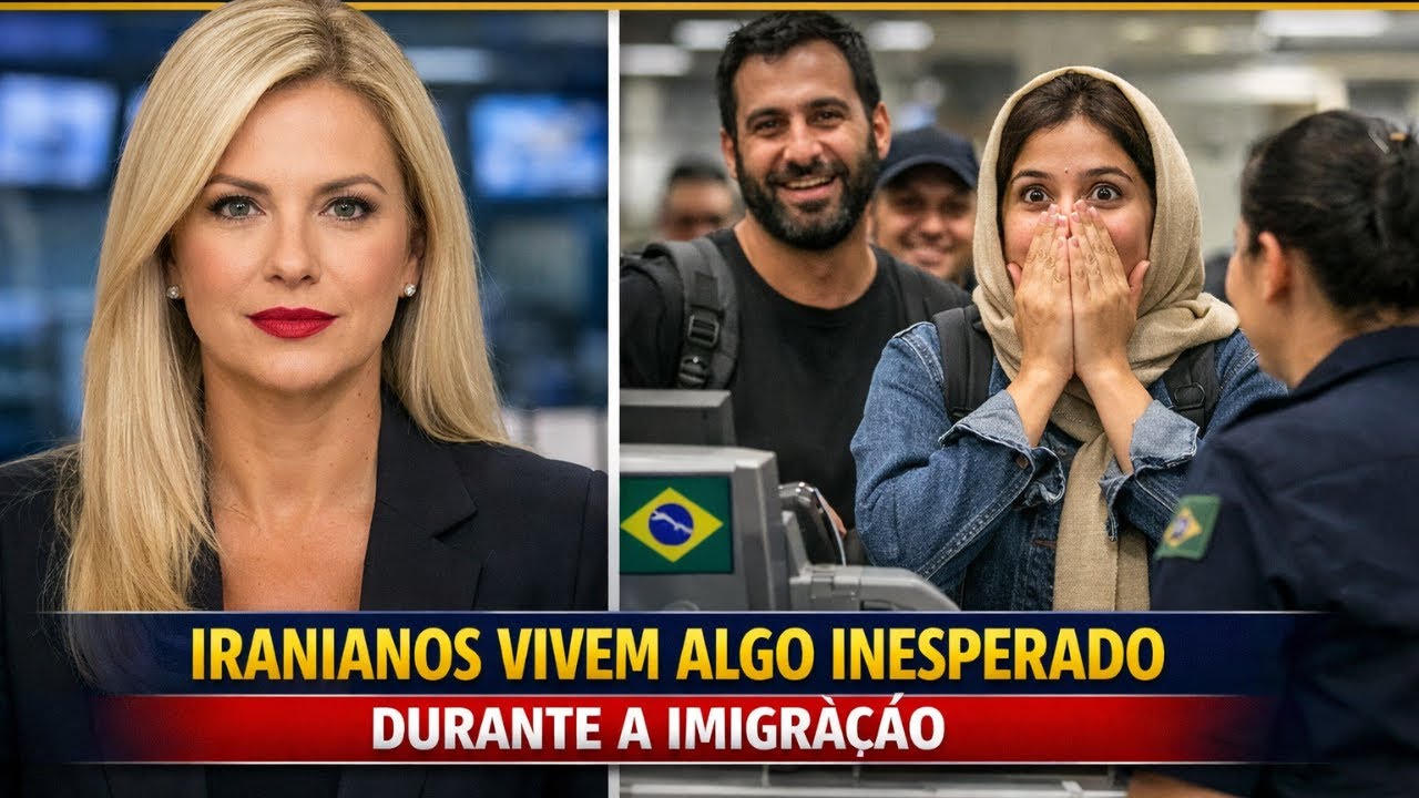 Iranianos pensaram que seriam barrados no Brasil… algo inesperado aconteceu na imigração