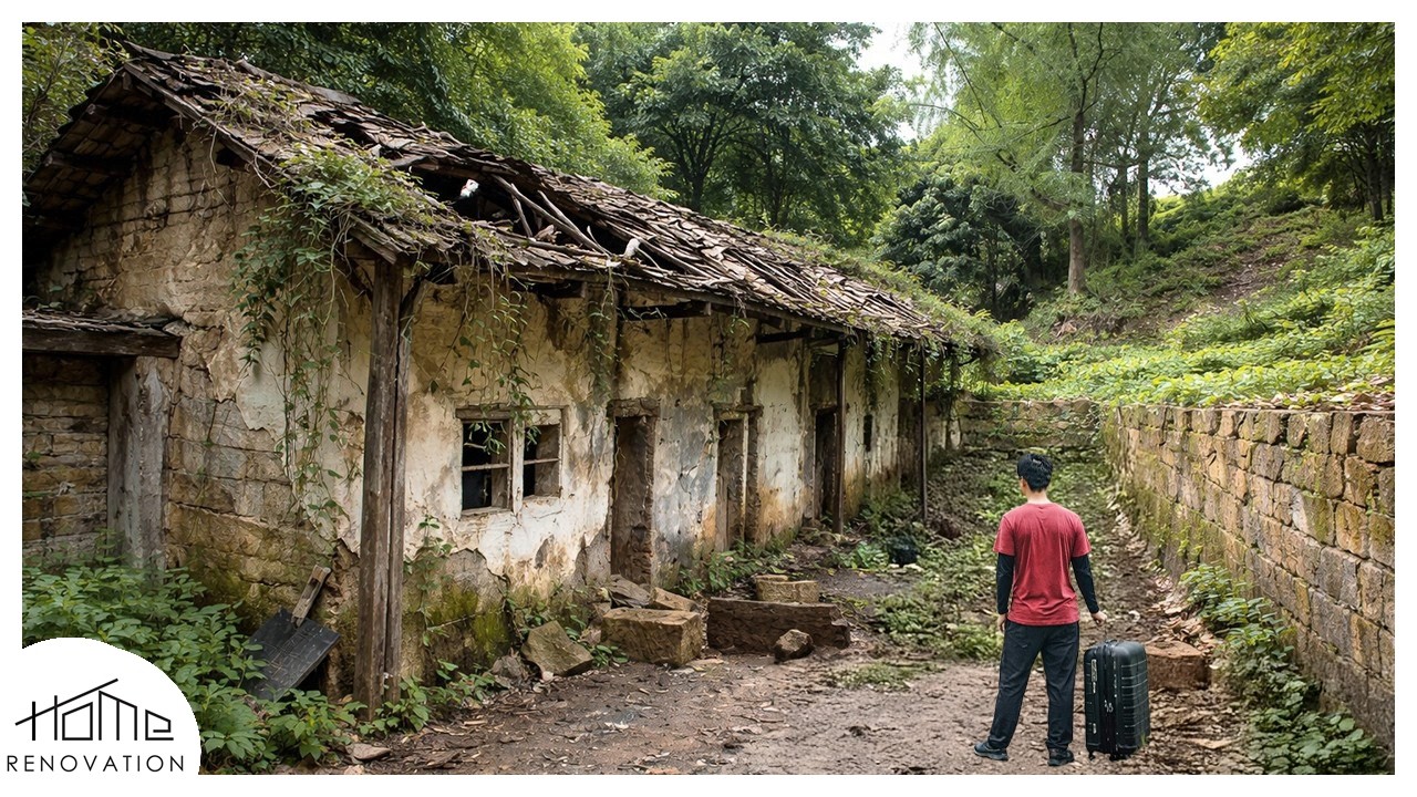 Despu&eacute;s De Muchos A&ntilde;os En Medio Oriente, El Hombre Regres&oacute; Para Renovar Casa Abandonada,Vivir En Paz