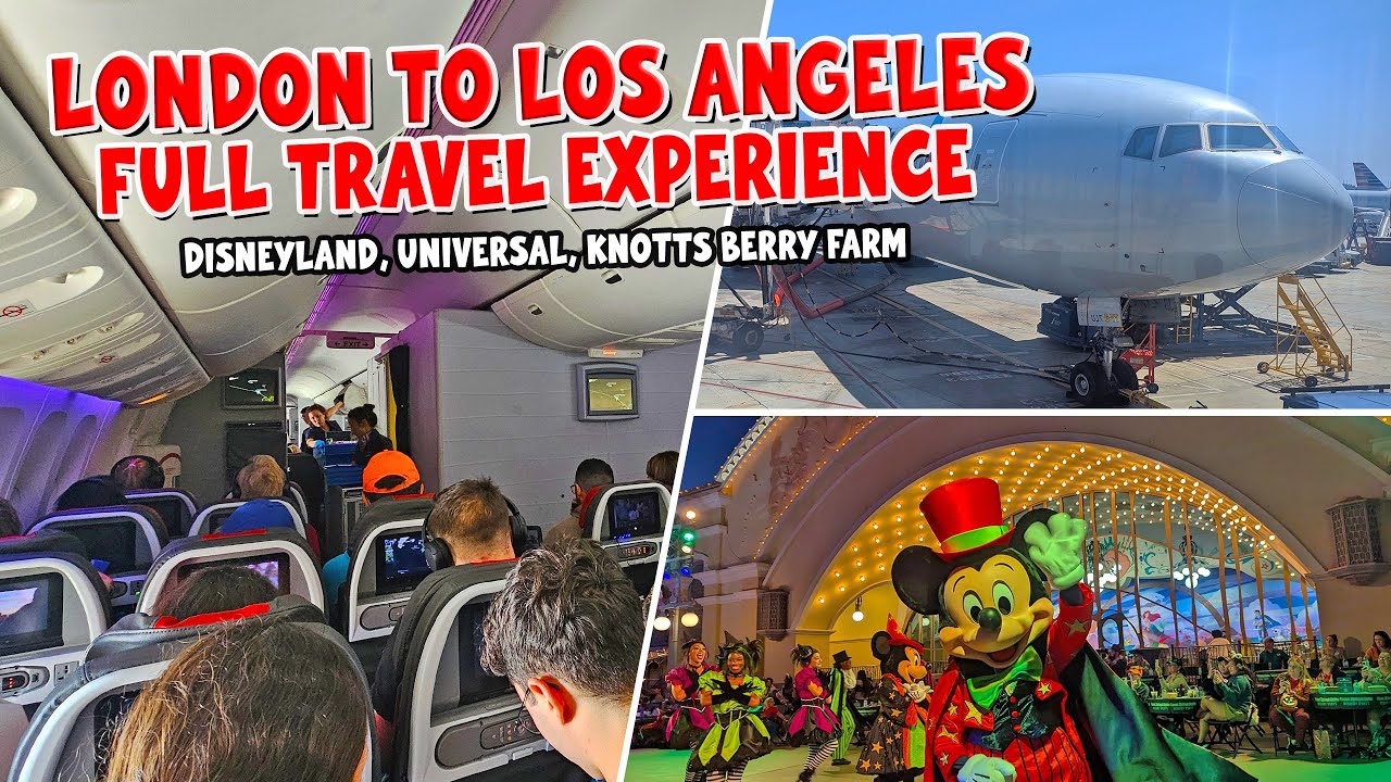 London Heathrow to Los Angeles Travel Guide (Aug 2024) [4K]
