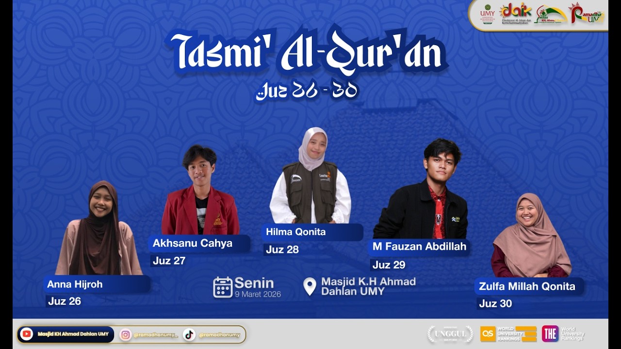 Tasmi' Ramadhan UMY 1447 H | Day 6 | Juz 26 - 28