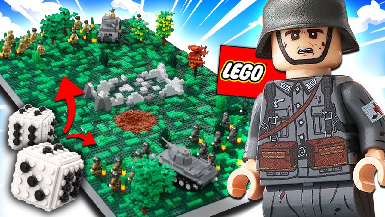 I built a LEGO WW2 Board Game!