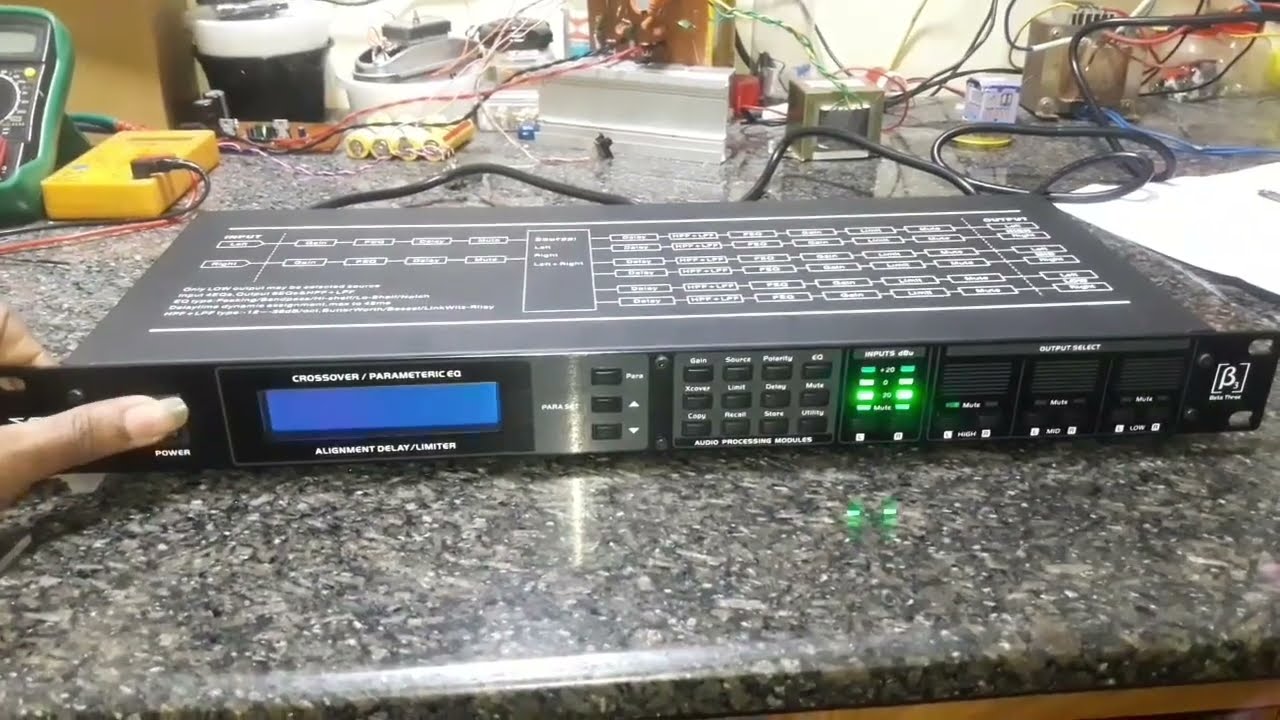 Digital Speaker Controller ||Beta Three C2402 ||With Crossover