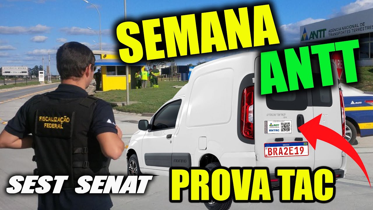 ANTT RNTRC - Como fazer a prova TAC no SEST SENAT passo a passo + Dicas