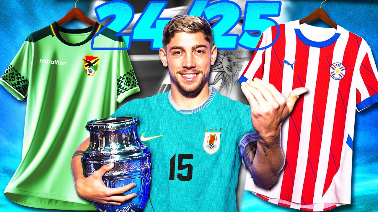 NUEVAS CAMISETAS para la COPA AMÉRICA 2024 | Uruguay, Jamaica, Brasil y más