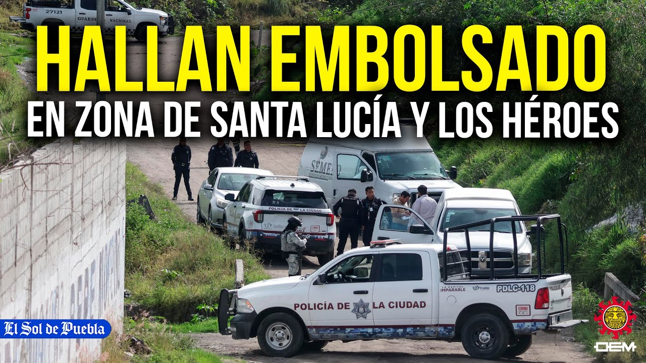 Hallan cuerpo embolsado en límites de Santa Lucía y Los Héroes