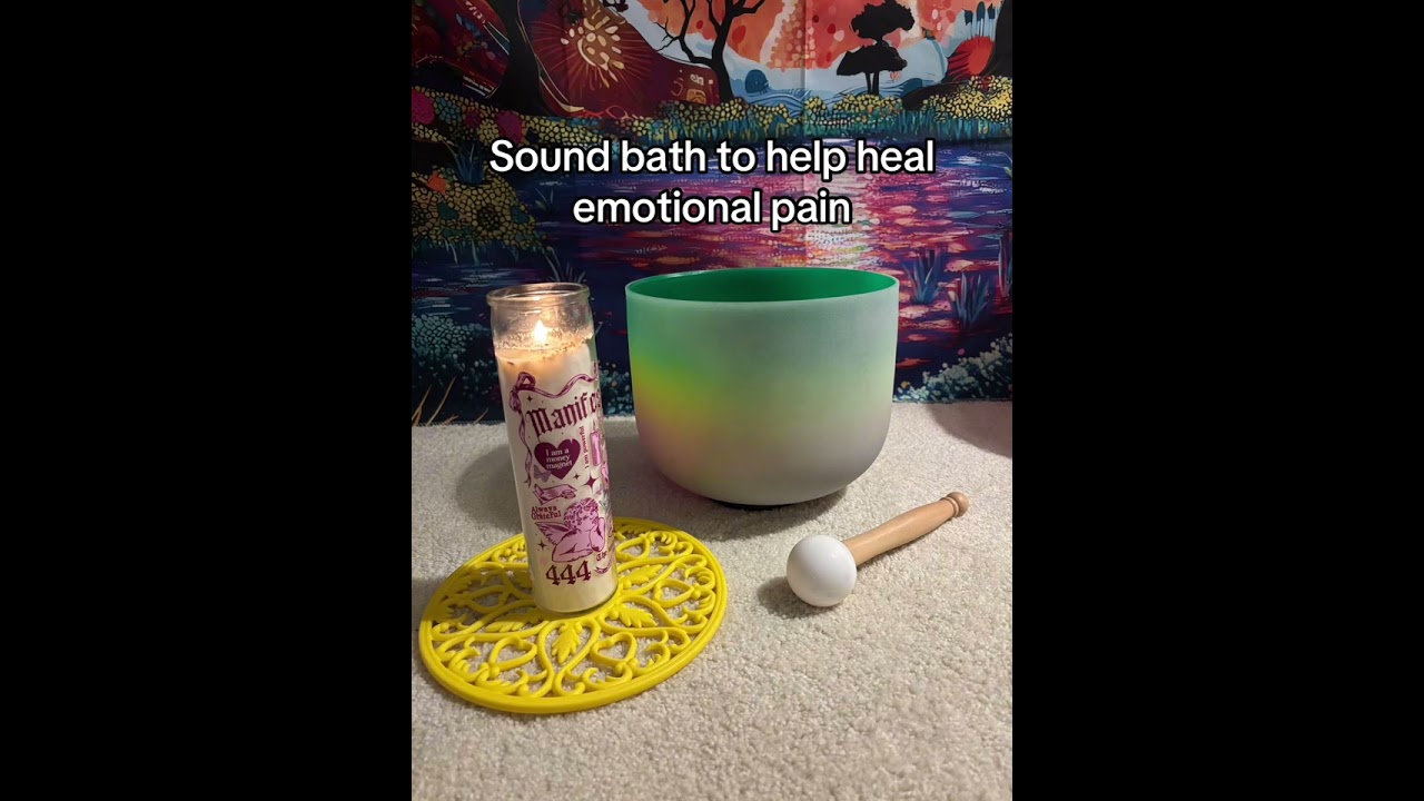 Sound bath for emotional healing