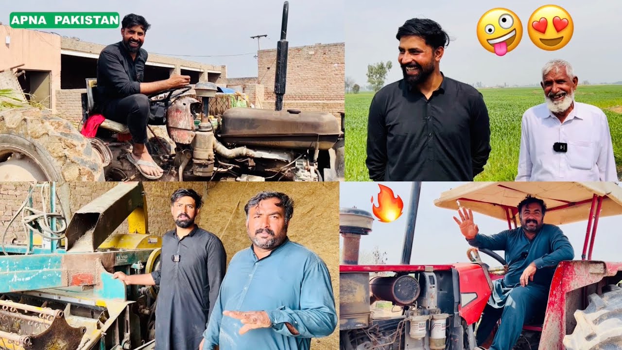 Visit Waqar Bhinder Faram|Chopper Machine for Sale|Need Driver|Mf135Modification.MF375Good Fuel Pump