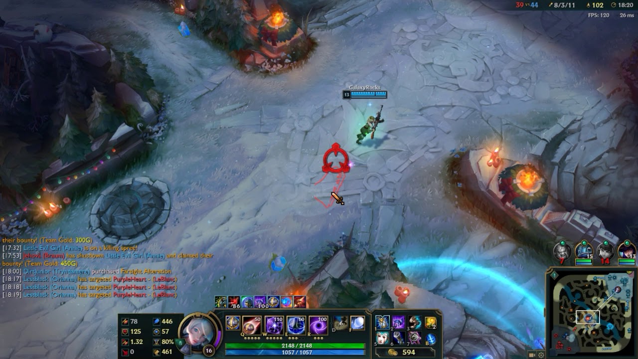 League of Legends - Bug clone LeBlanc