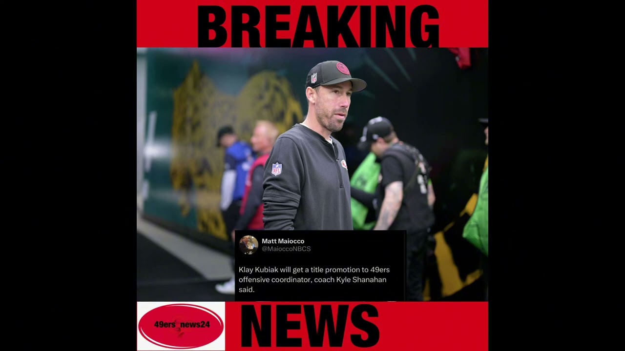 BREAKING NEWS #49ers KLAY KUBIAK WILL BE PROMOTED TO THE OC #49ers