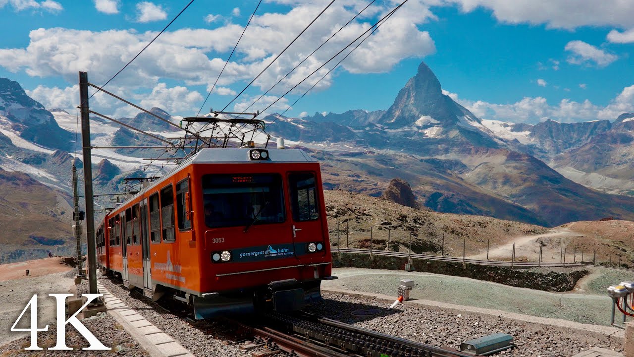 Fantastic Hike from Gornergrat to Riffelsee, Gorner Glacier, Matterhorn View, Swiss Alps 🇨🇭 4K