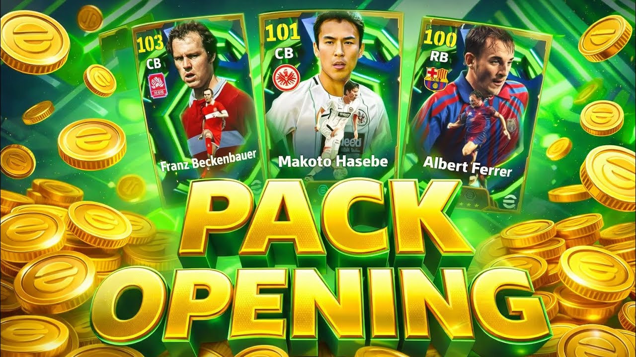 PACK OPENING EM BUSCA DE FRANZ BECKENBAUER NO EFOOTBALL 26 MOBILE 