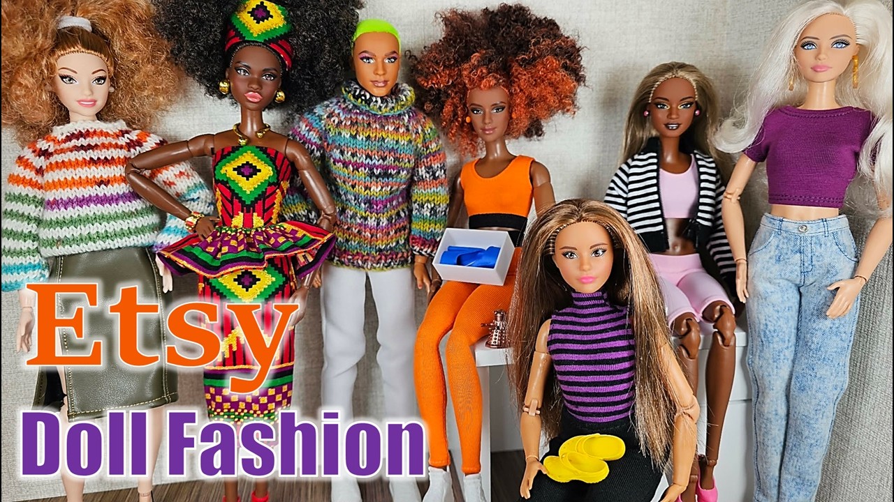 Находки на Etsy для кукол Барби - Кукольная мода