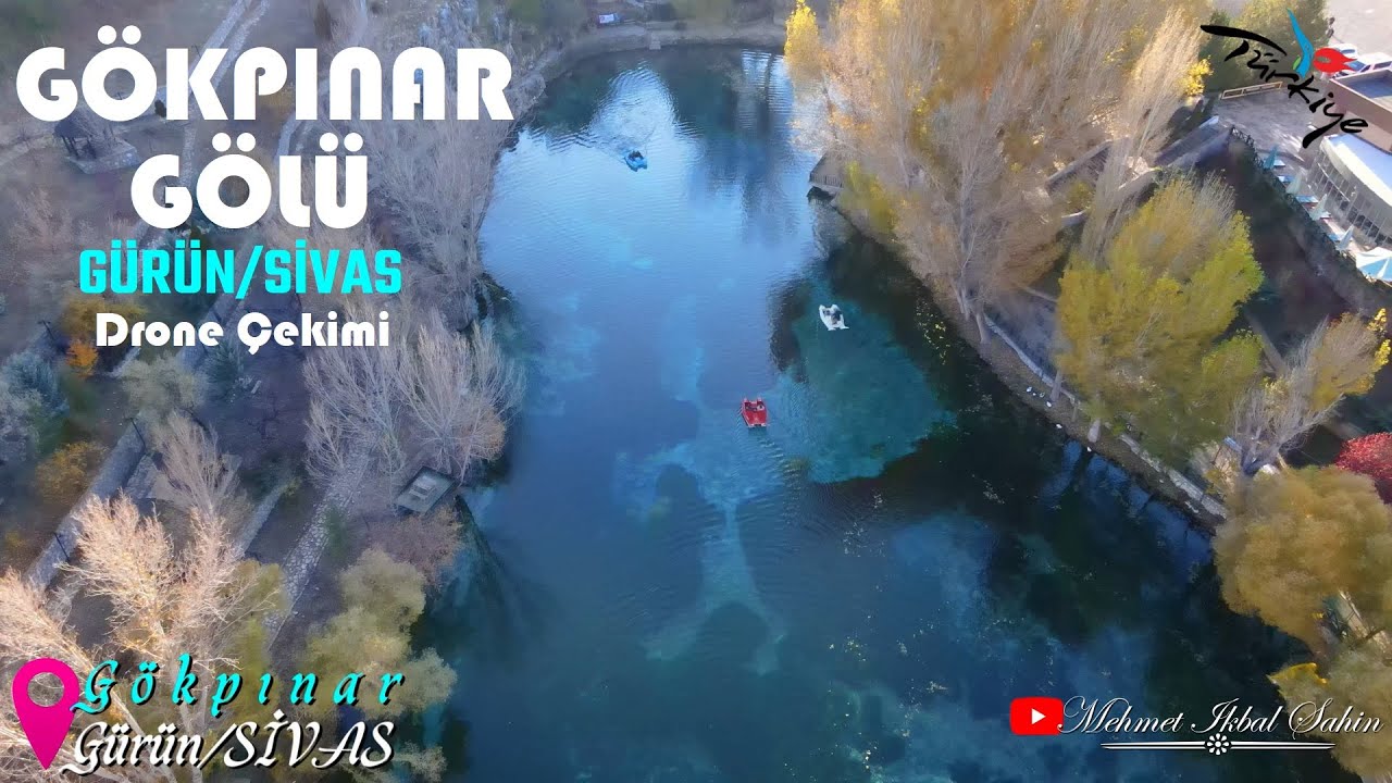 Gökpınar Gölü / Gürün / SİVAS - Havadan Drone Çekimi - 3 / 12.11.22