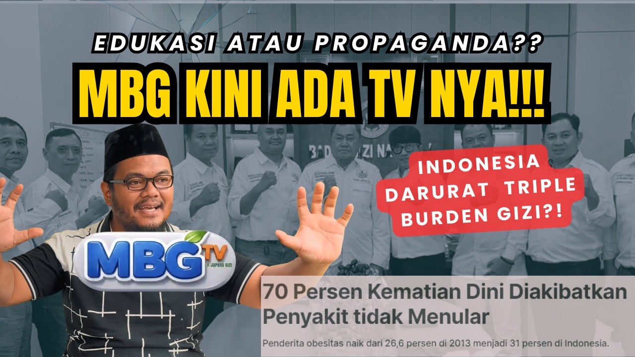 LAUNCHING MBG TV, SIAP MENGINFORMASIKAN SEGALA HAL TENTANG KERACUNAN MBG ?