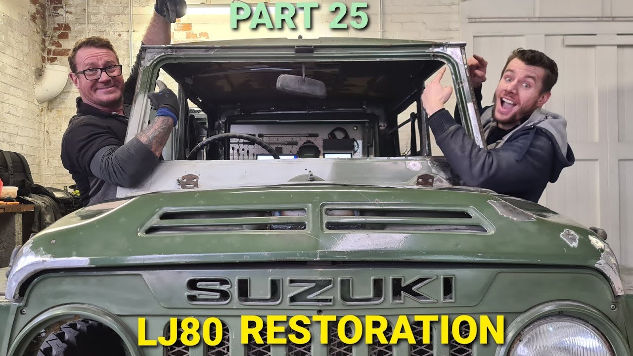 Suzuki LJ80 Restoration Part 25 - Top Window Surround Repair