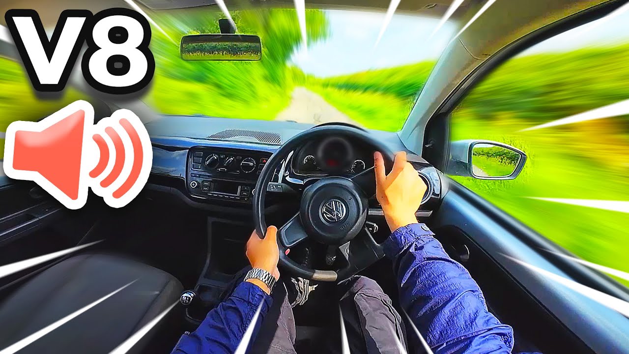 V8 Sounds Over VW UP 1.0
