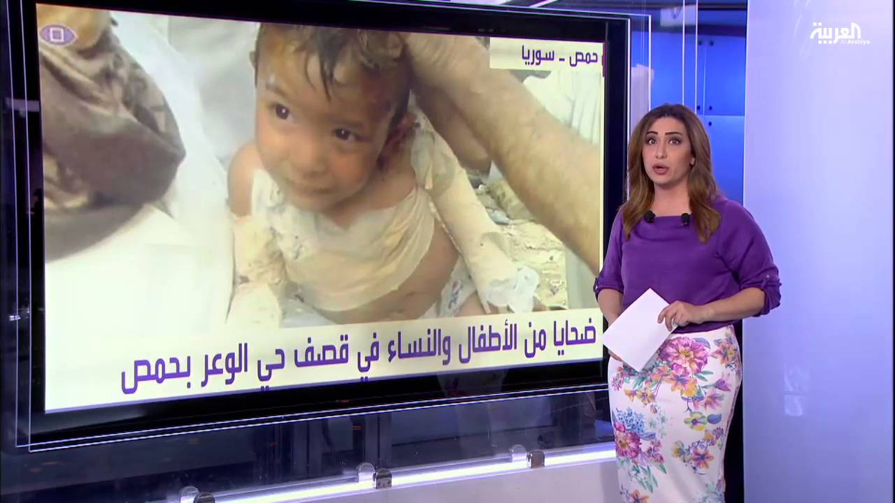 #أنا_أرى ضحايا من الأطفال والنساء في قصف حي الوعر