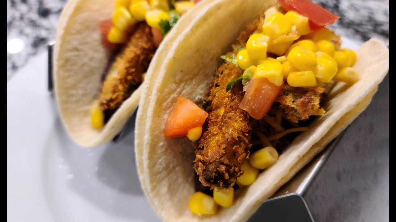 Fried Avocado Tacos