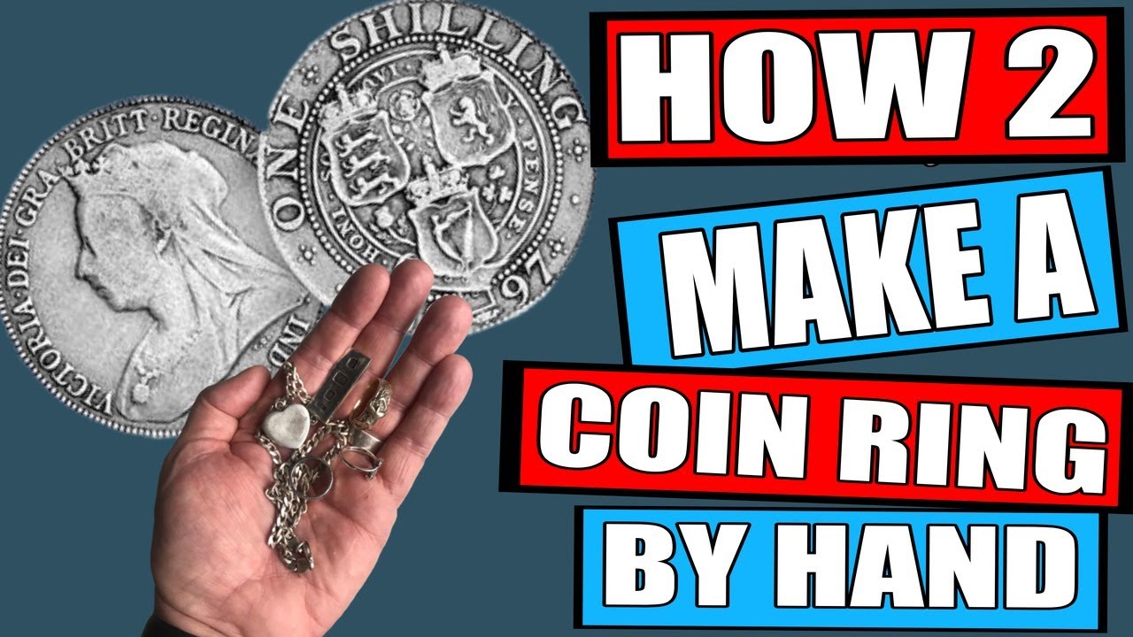 HOW TO make a ring from a coin by hand - easy method