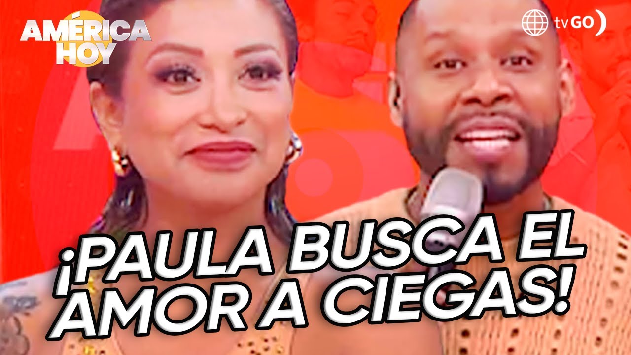 América Hoy: Paula Arias buscó pareja a ciegas en el set de 