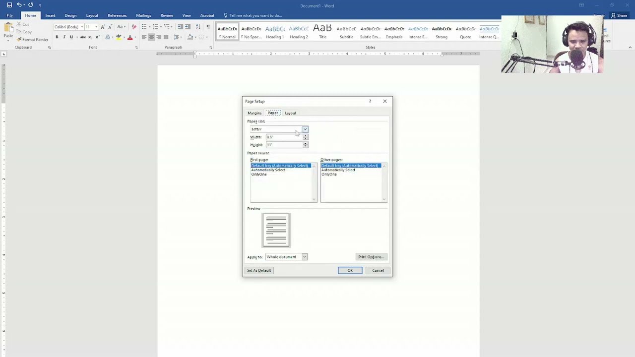 #MicrosoftOfficeTips - EP-01: Very quick way to setup your page