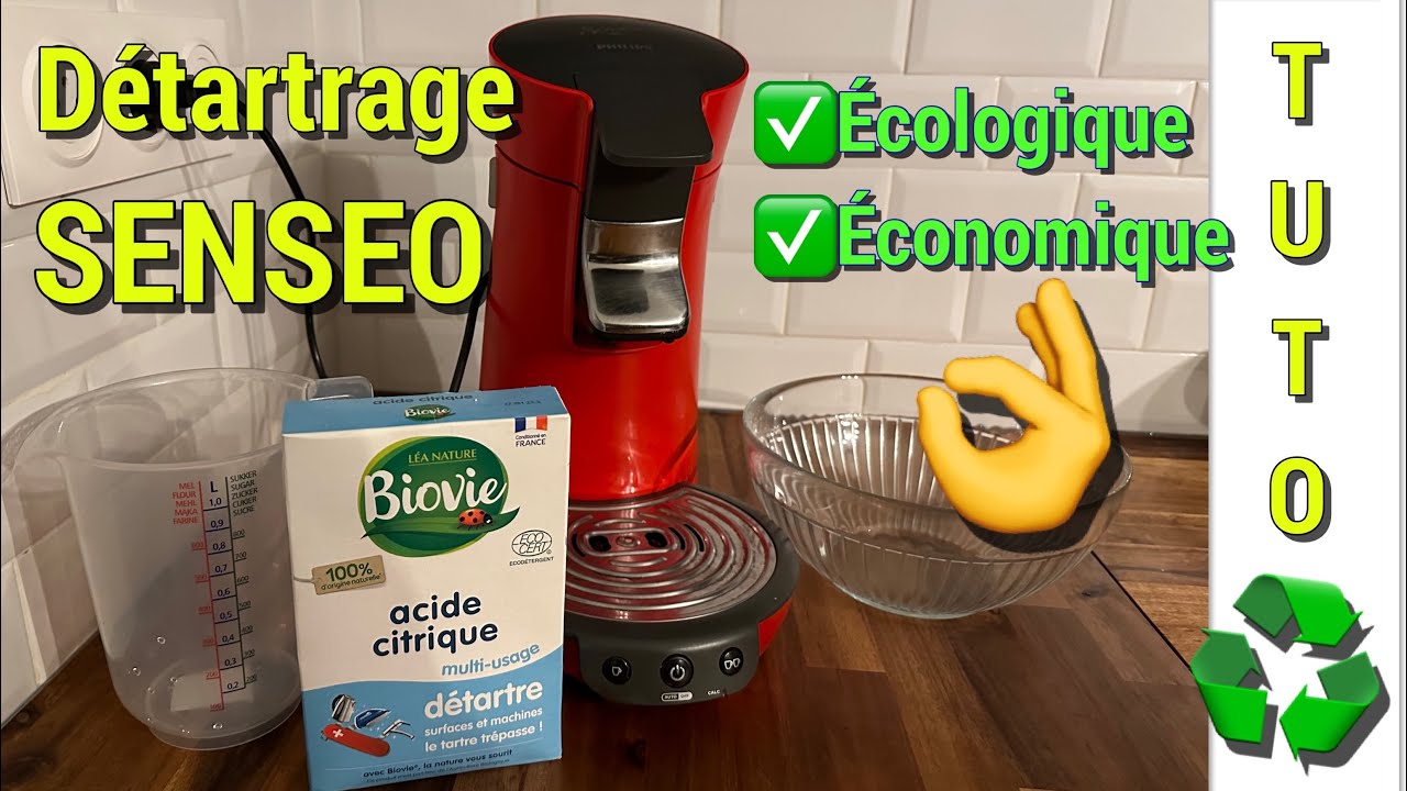 Comment détartrer votre cafetière SENSEO ? Solution ÉCONOMIQUE & ÉCOLOGIQUE ! TUTO FACILE & RAPIDE ✅