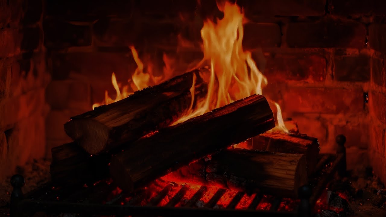 Relaxing Fireplace Ambience for Deep Sleep & Stress Relief | Cozy Crackling Fire Sounds