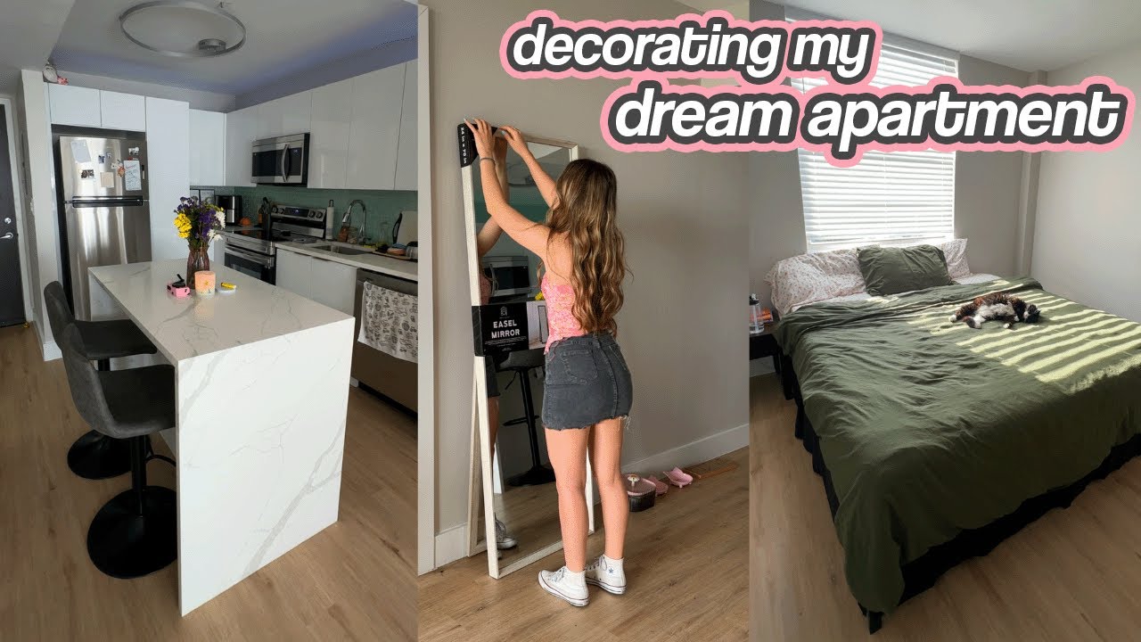 MOVE IN WITH ME 📦 pinterest inspired, home decor shopping, new furniture 🏠 moving vlog