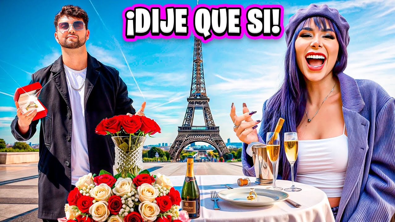 MI NOVIO ME PIDIÓ MATRIMONIO EN PARIS 😍