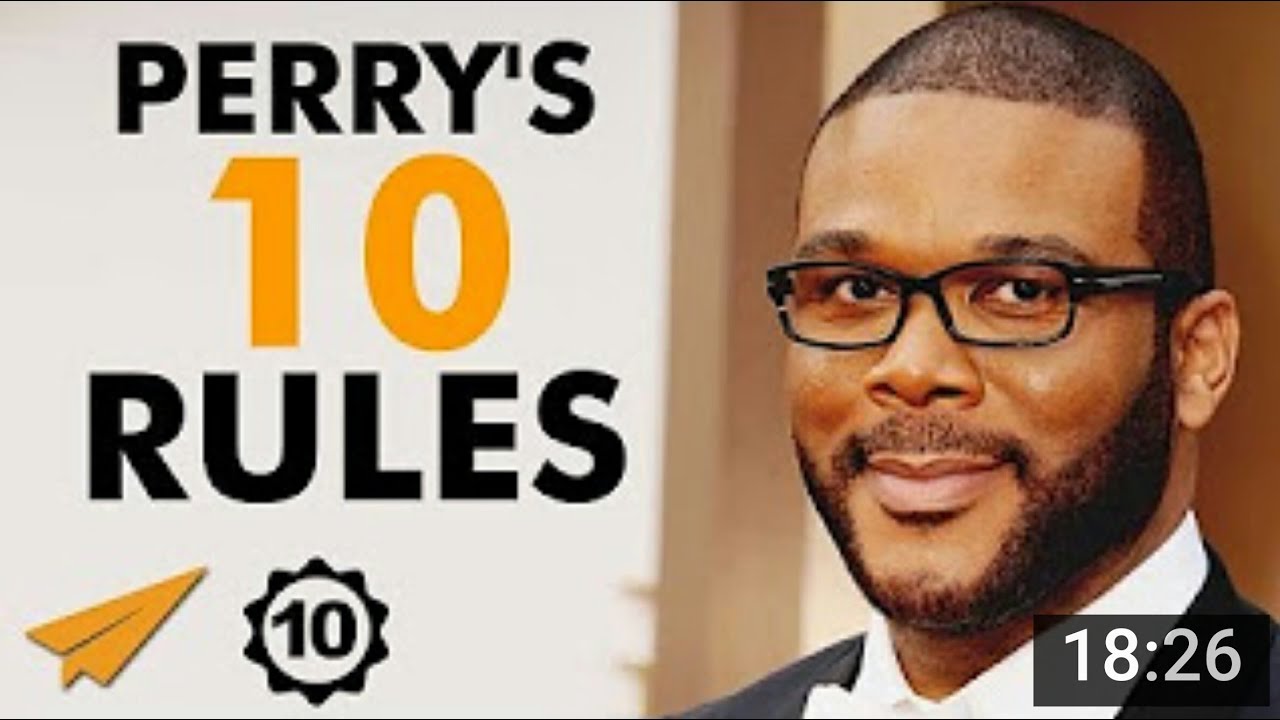 Tyler Perry's Top 10 Rules for Success