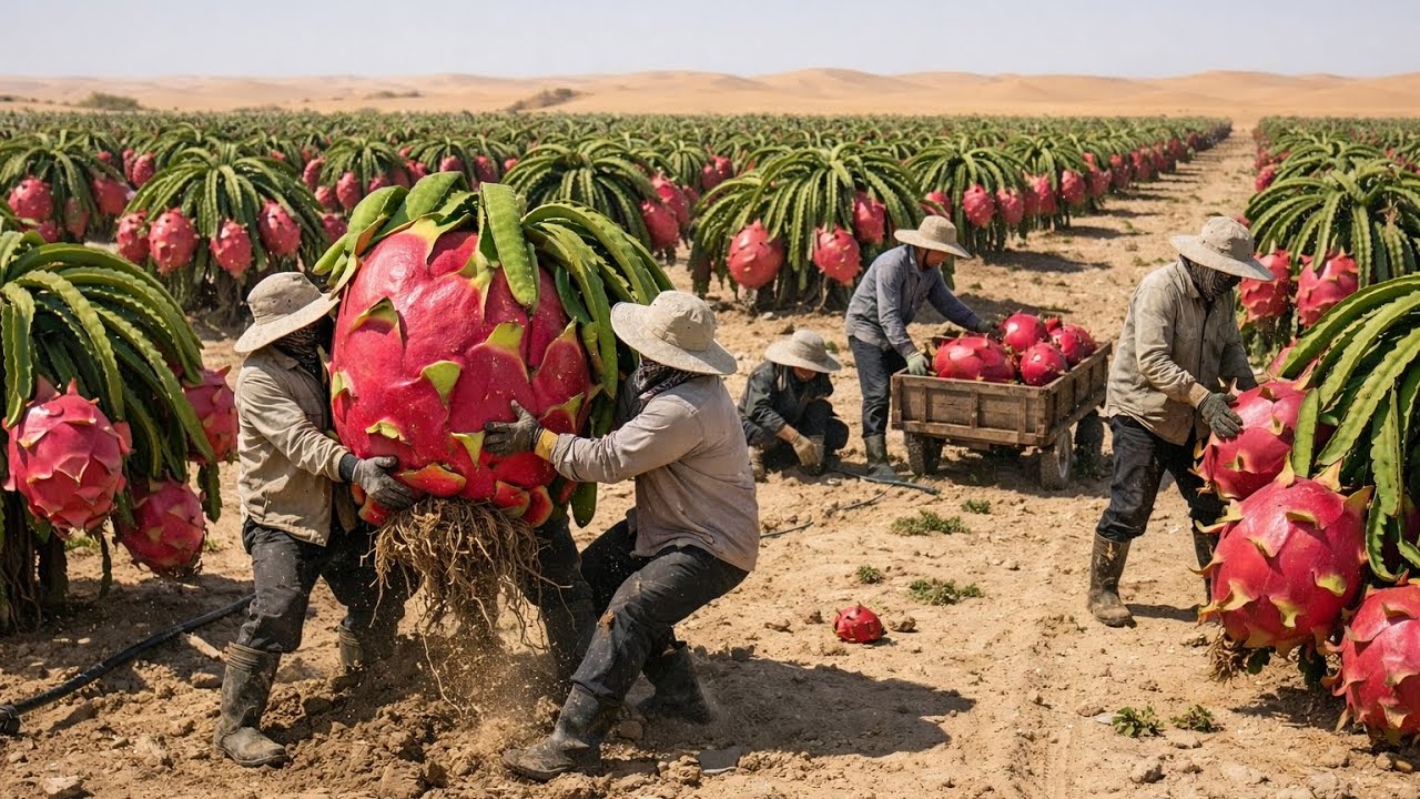 Shock: How They Successfully Grew Dragon Fruit in the Desert – The Results Are Truly Incredible