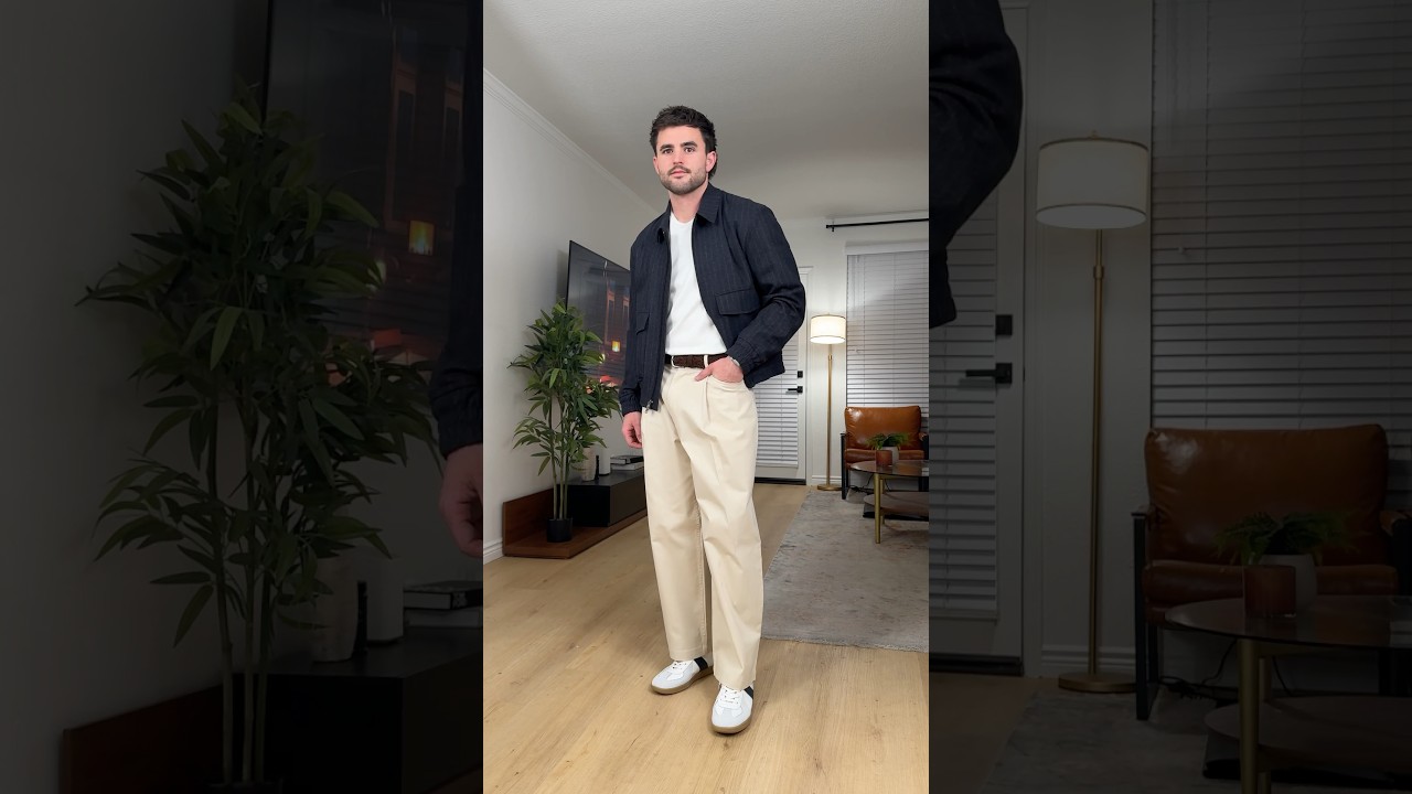How to Style Pleated Pants | Simple Outfit Idea