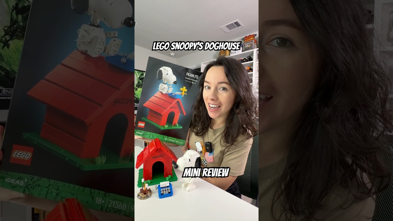 Обзор мини-конструктора LEGO Ideas &laquo;Собачья будка Снупи&raquo;