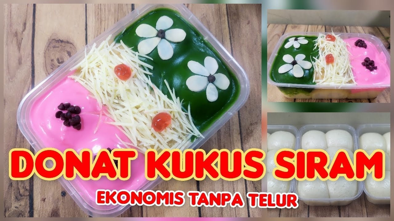 DONAT KUKUS SIRAM TANPA TELUR || STEAM DONUTS EGGLESS
