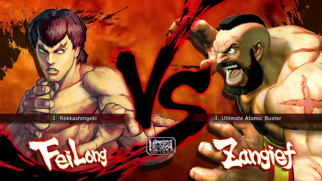 Ultra Street Fighter 4 - Fei Long Vs Zangief [Hardest]