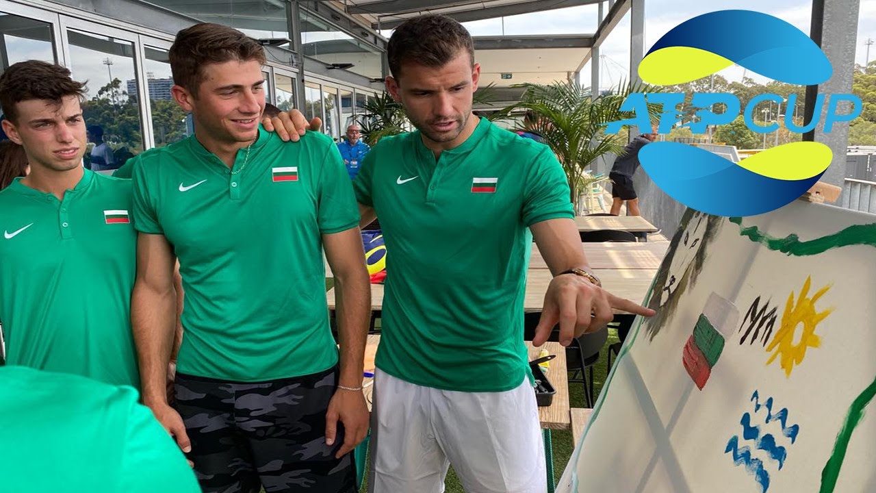 ATP Cup with captain Grigor Dimitrov