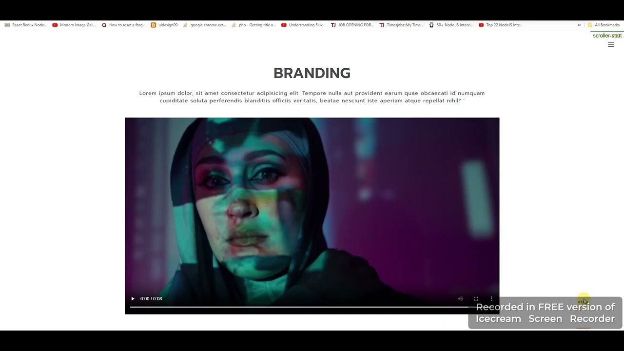 ScrollTrigger Pin Video Animation in ReactJS with GSAP