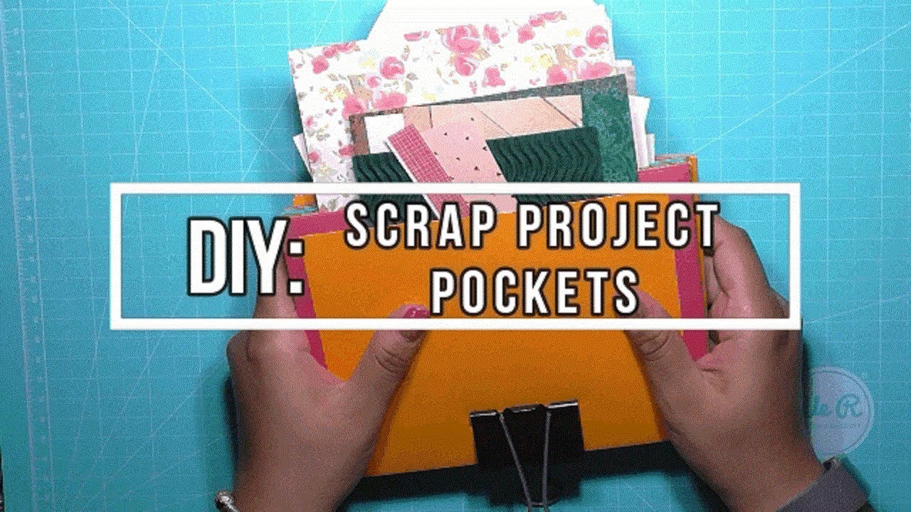 DIY - Papercraft Pocket Storage | Scrap paper projects