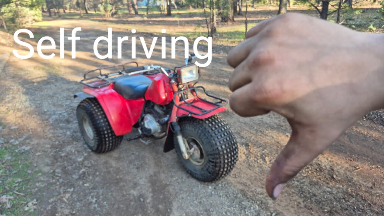Making a self driving 3 wheeler (engine almost blows up)